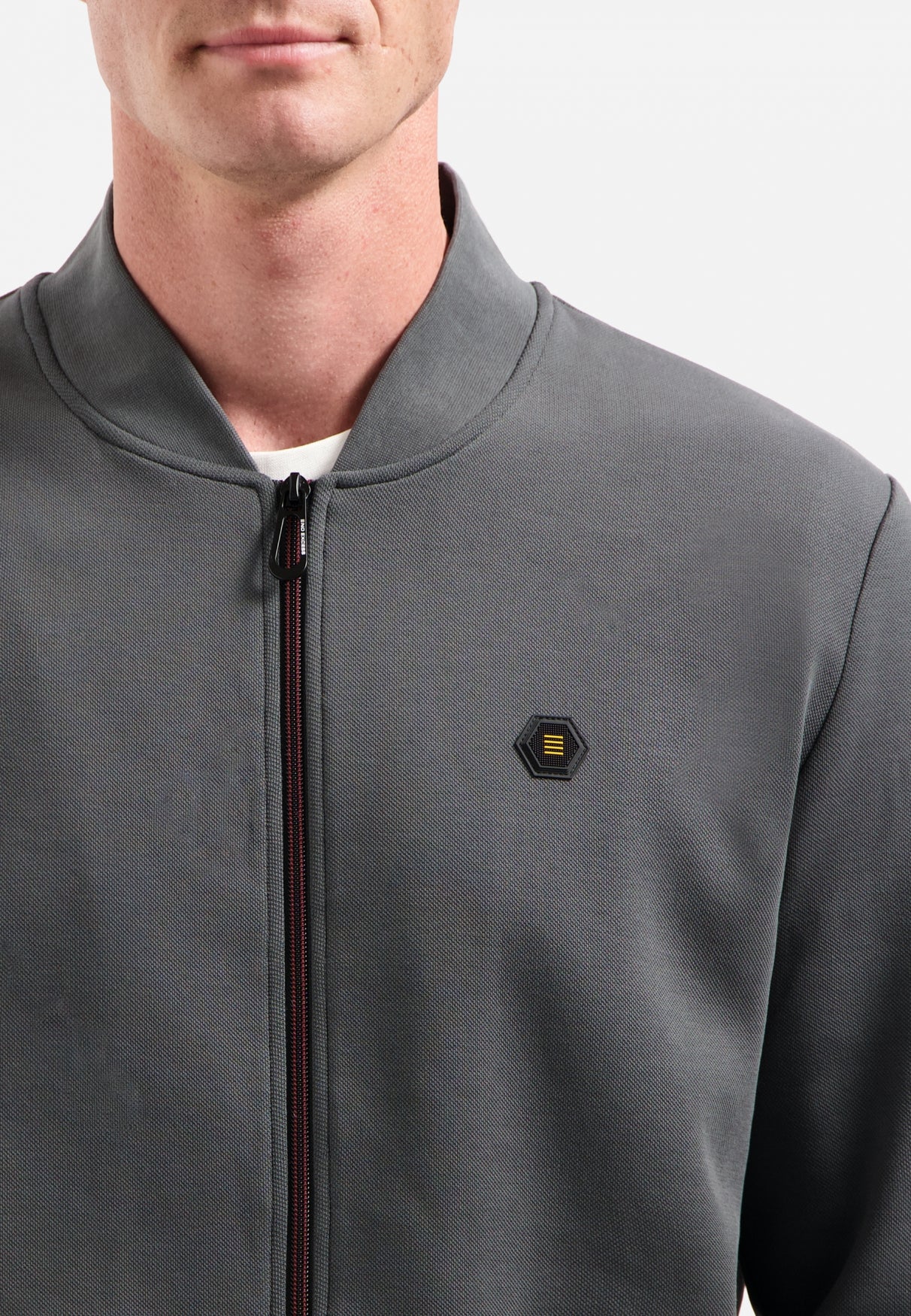Gilet zippé Basics Intemporels | Dark Steel
