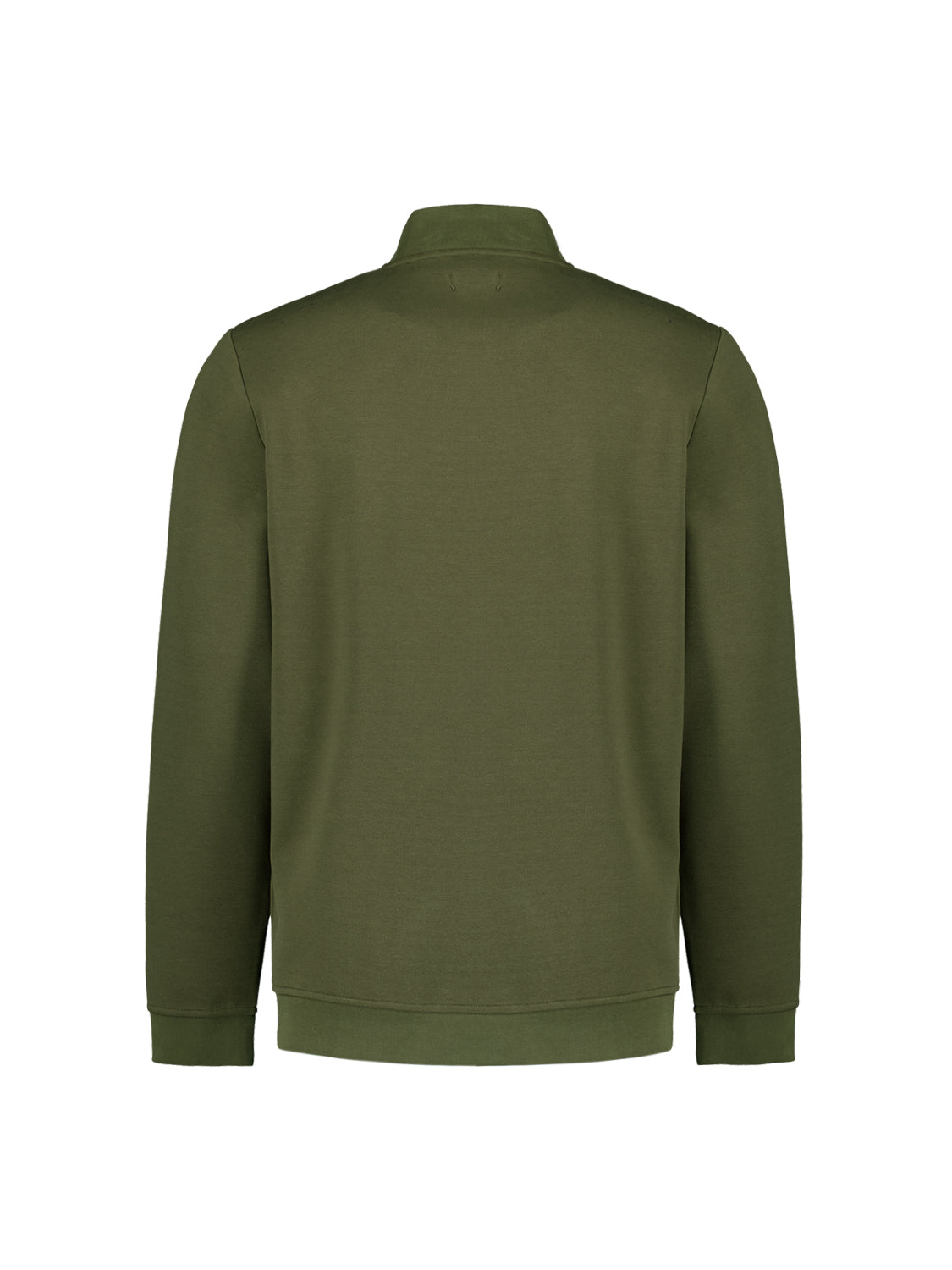 Gilet zippé Basics Intemporels | Dark Moss