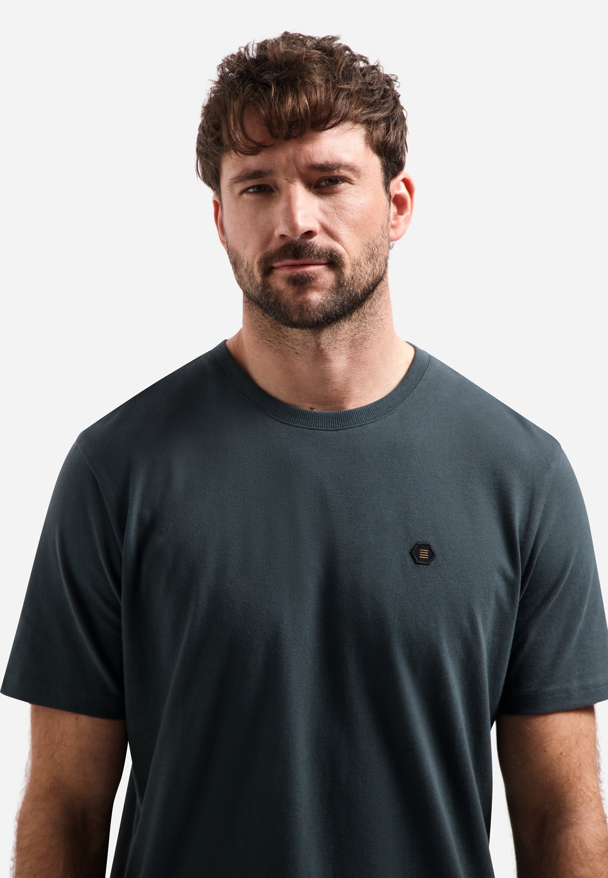T-shirt doux Timeless Basics | Dark Steel