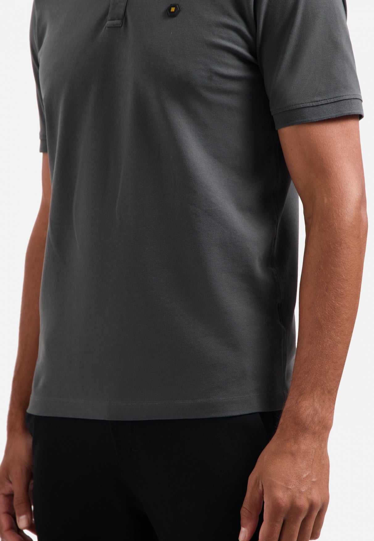 Timeless Basics Polo | Dark Steel