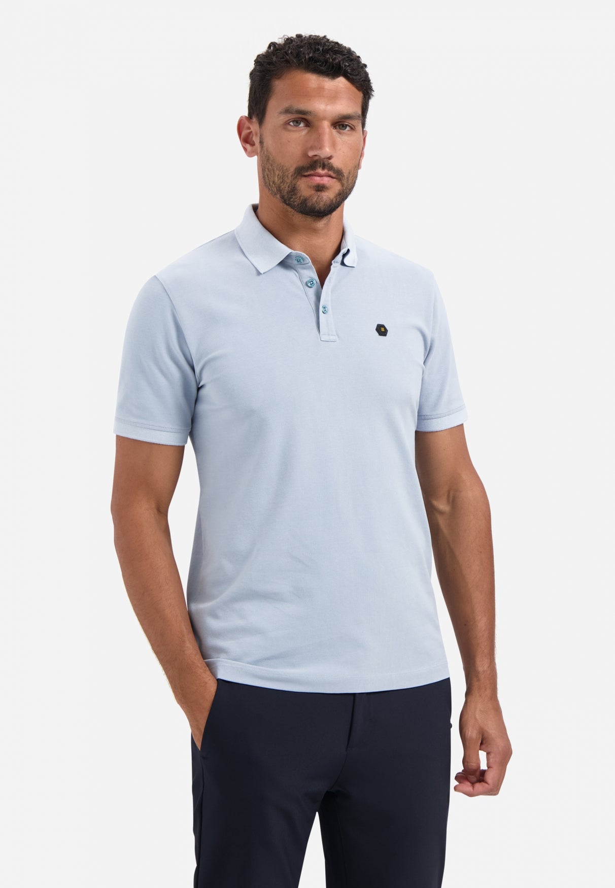 Polo Basique Intemporel | Dusty Blue