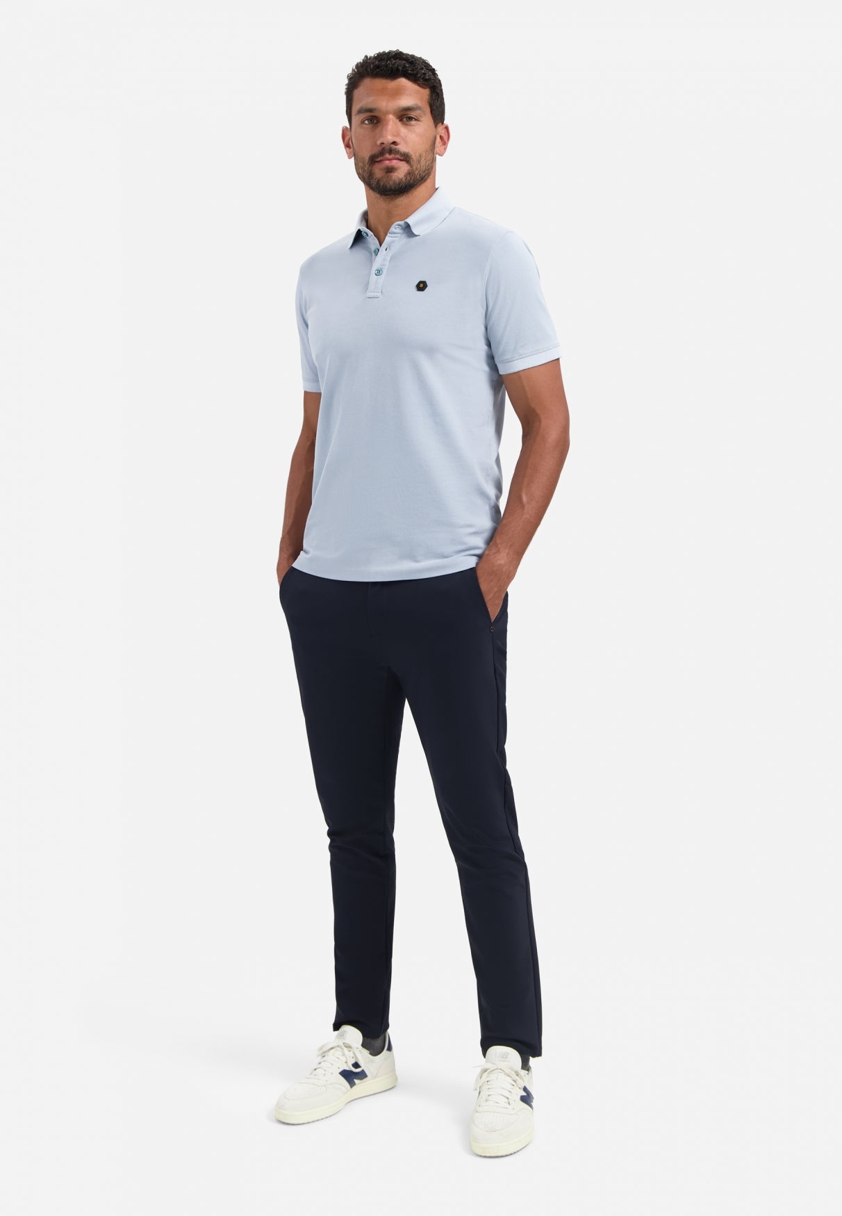 Polo Basique Intemporel | Dusty Blue