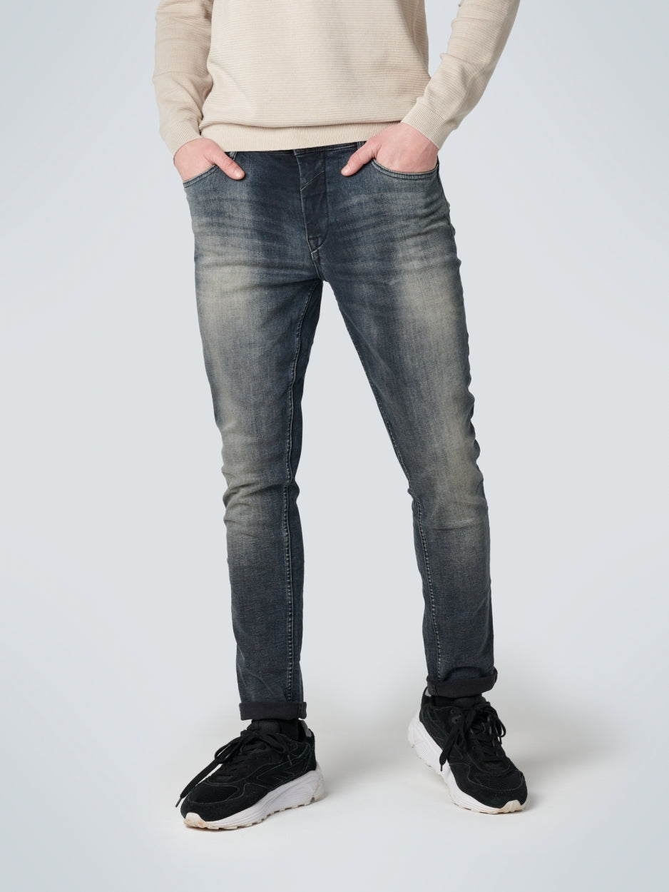 711 Slim Fit | Stretch | Grijze denim | Length 32