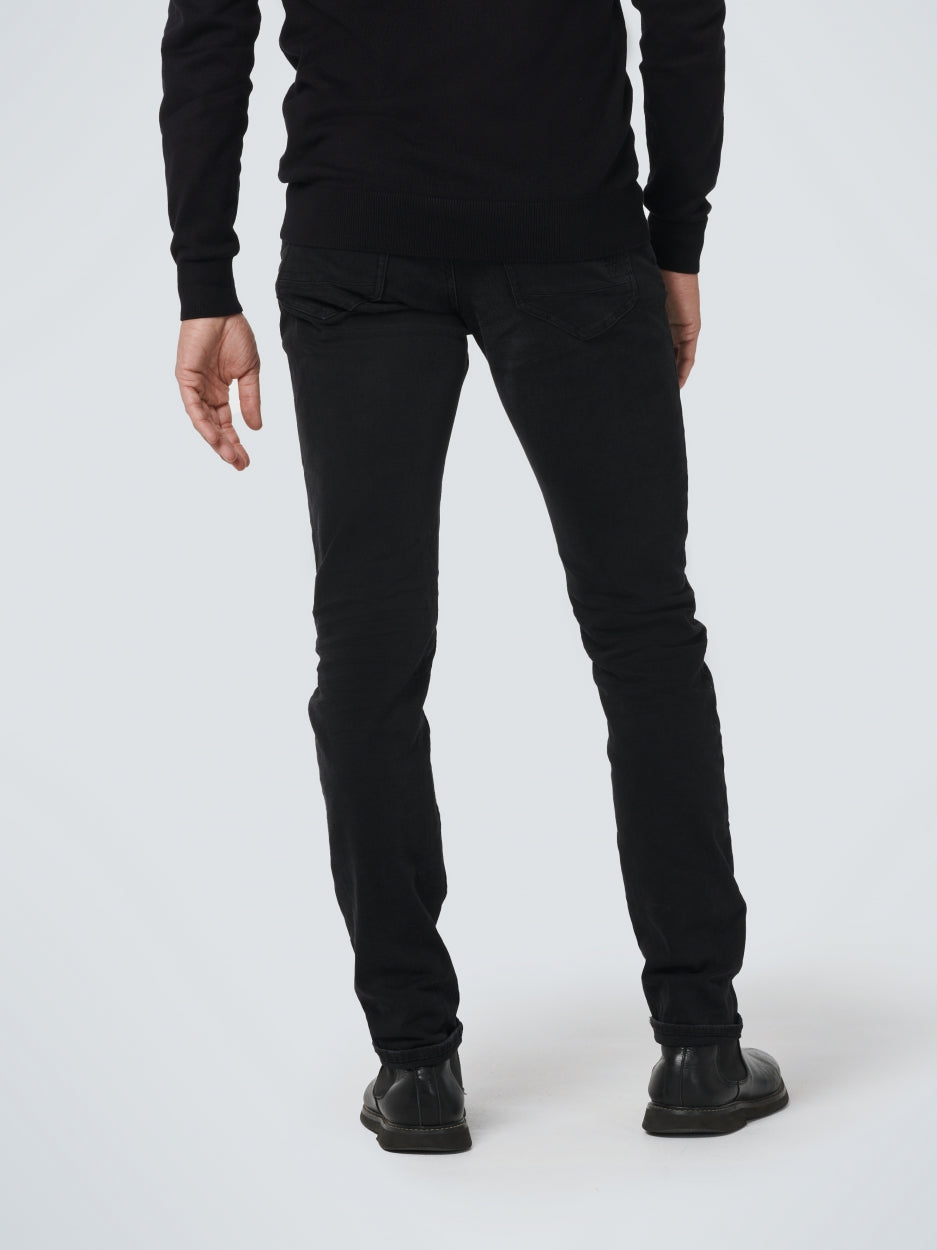 Denim, comfort slim 712, black denim stretch | Lengte 32