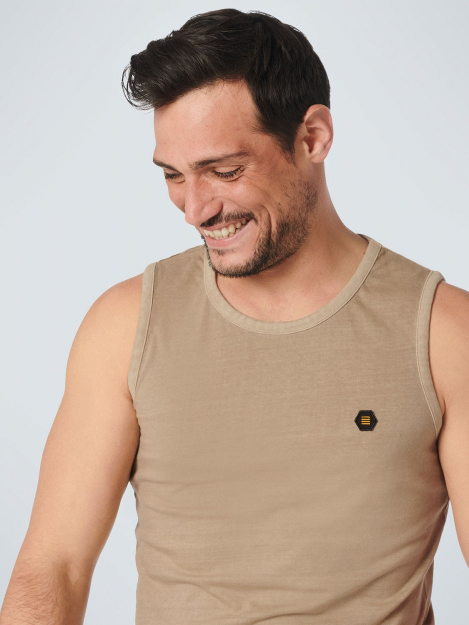 Singlet Garment Dyed Special Wash | Khaki