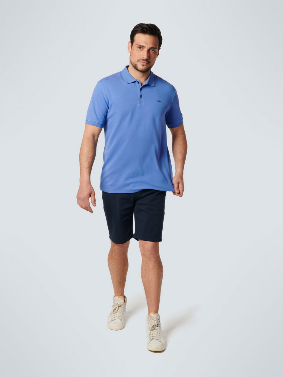 Polo Solid Stretch | Washed Blue