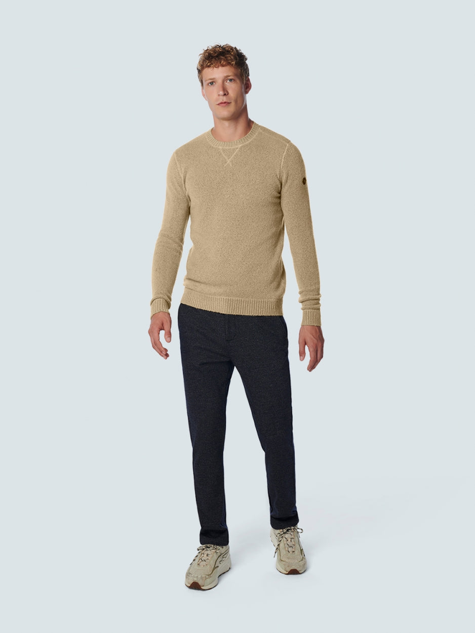 Pullover Crewneck Soft Stretch | Stone