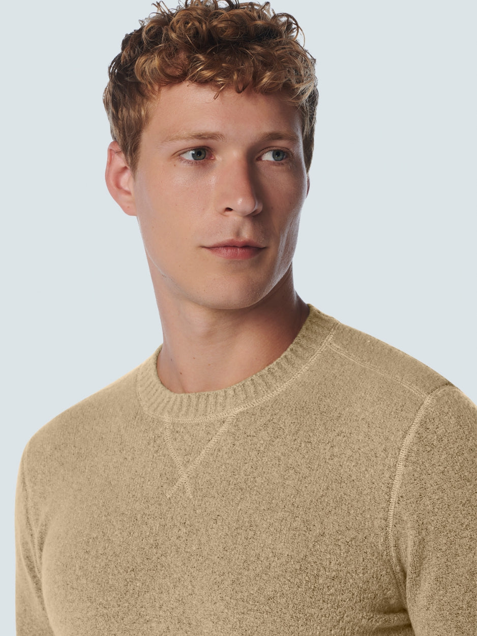 Pullover Crewneck Soft Stretch | Stone