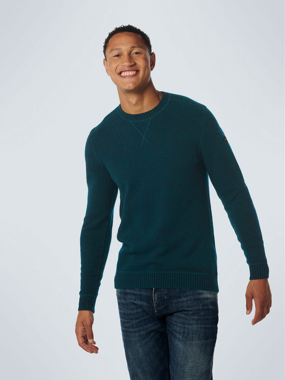Pullover Crewneck Soft Stretch | Ocean