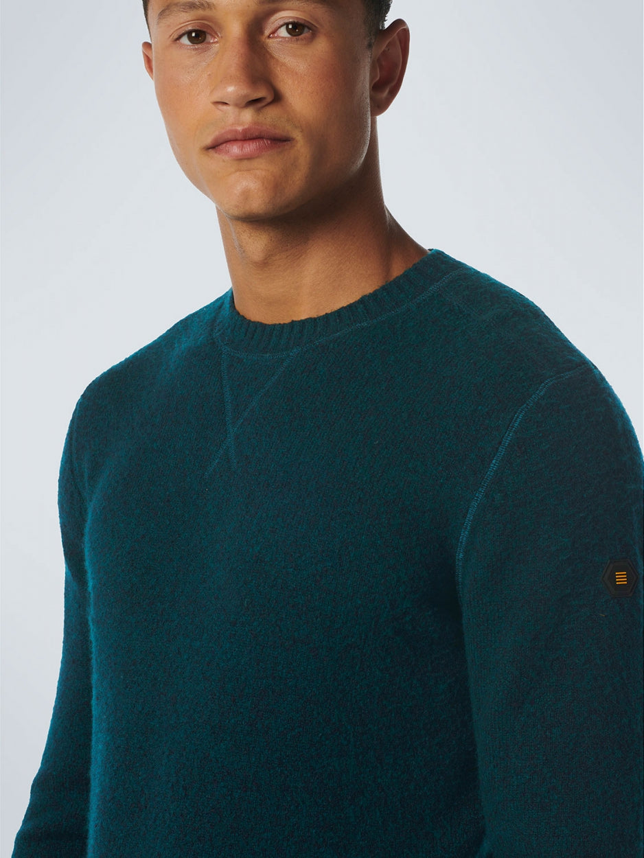 Pullover Crewneck Soft Stretch | Ocean