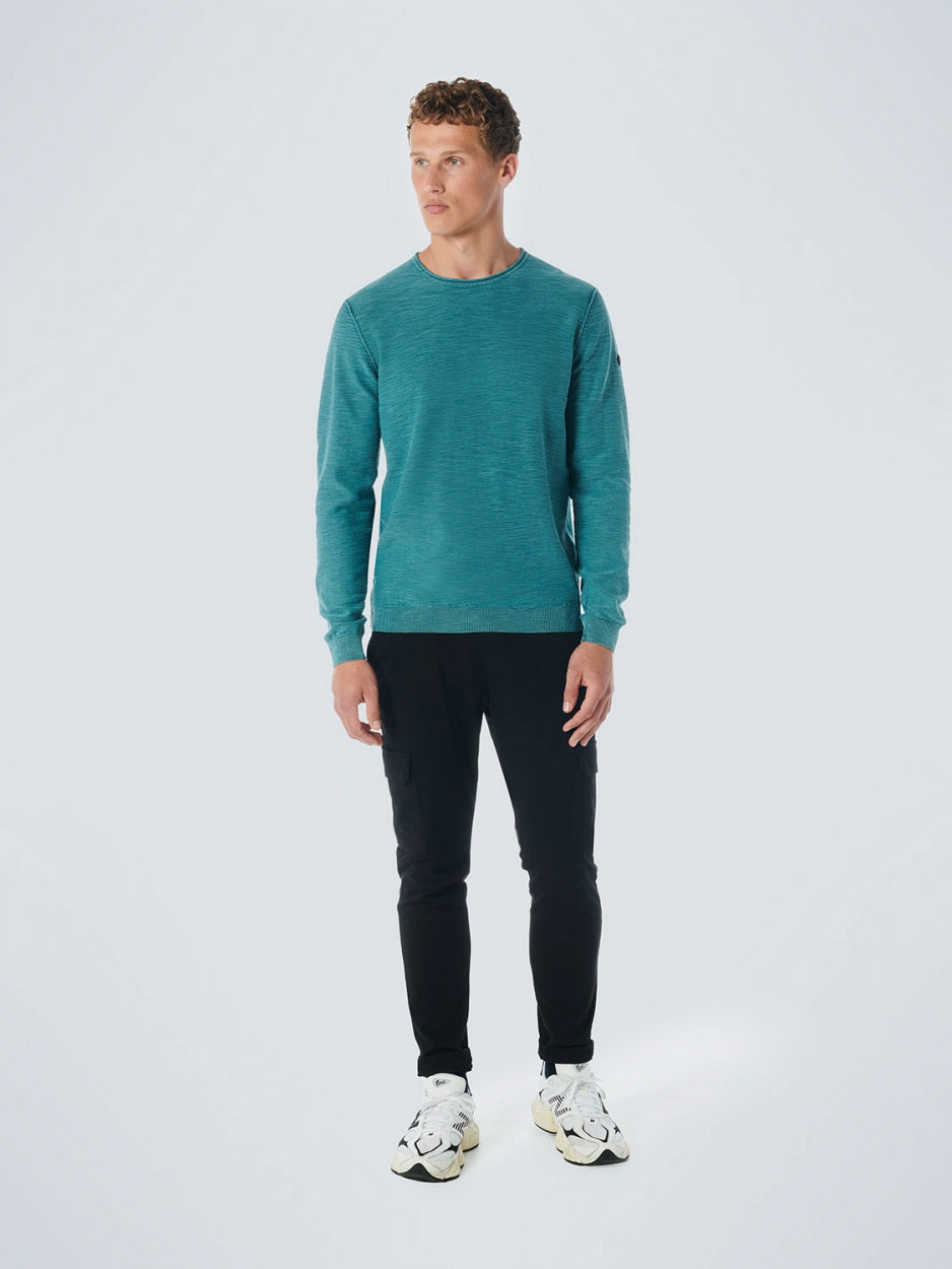 Pullover Crewneck Garment Dyed + Stone Washed | Ocean