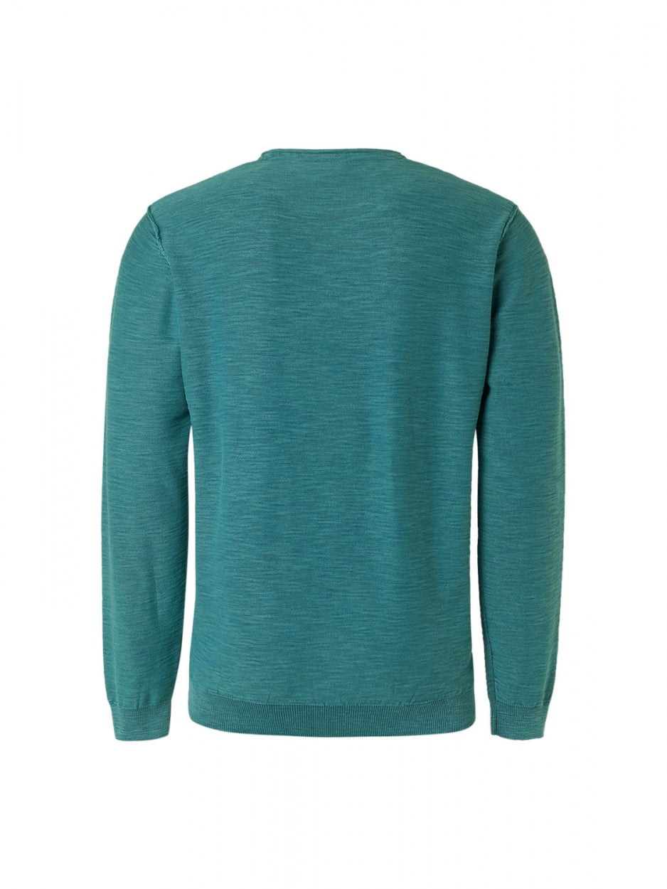 Pullover Crewneck Garment Dyed + Stone Washed | Ocean