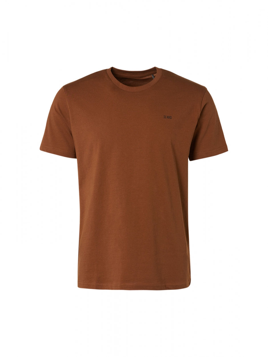 T-Shirt Crewneck Solid Basic | Caramel