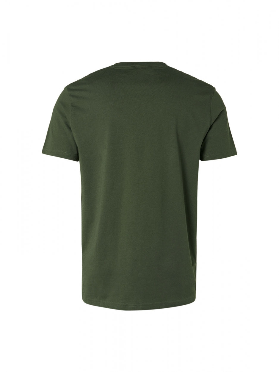 T-Shirt Crewneck Solid Basic | Dark Green