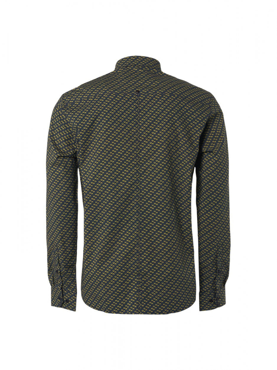 Shirt Stretch Allover Printed | Olive