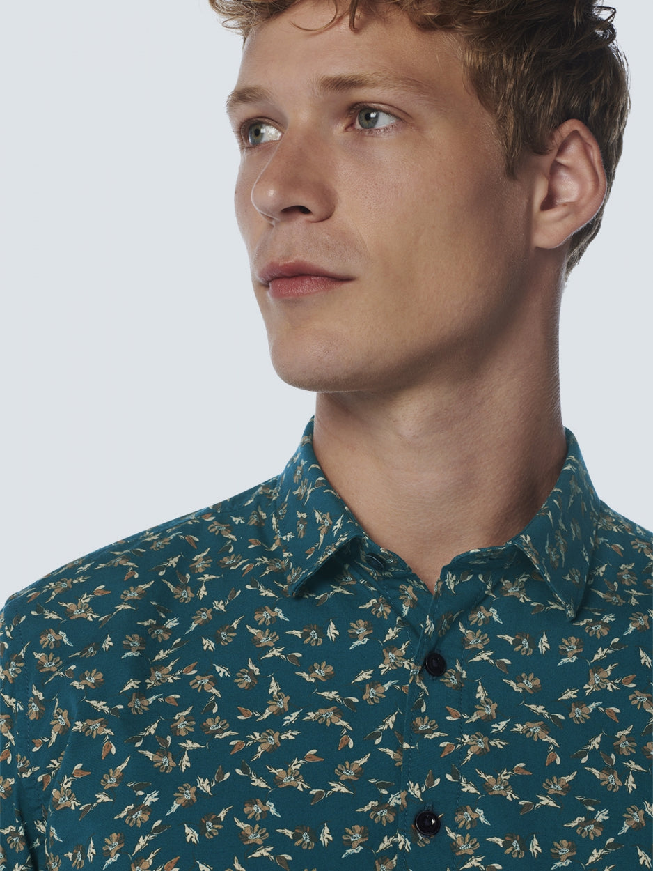 Shirt Stretch Allover Printed | Ocean