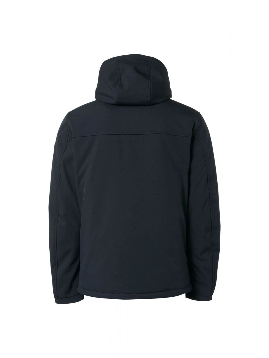 Jacket Short Fit Hooded Softshell Stretch | Night
