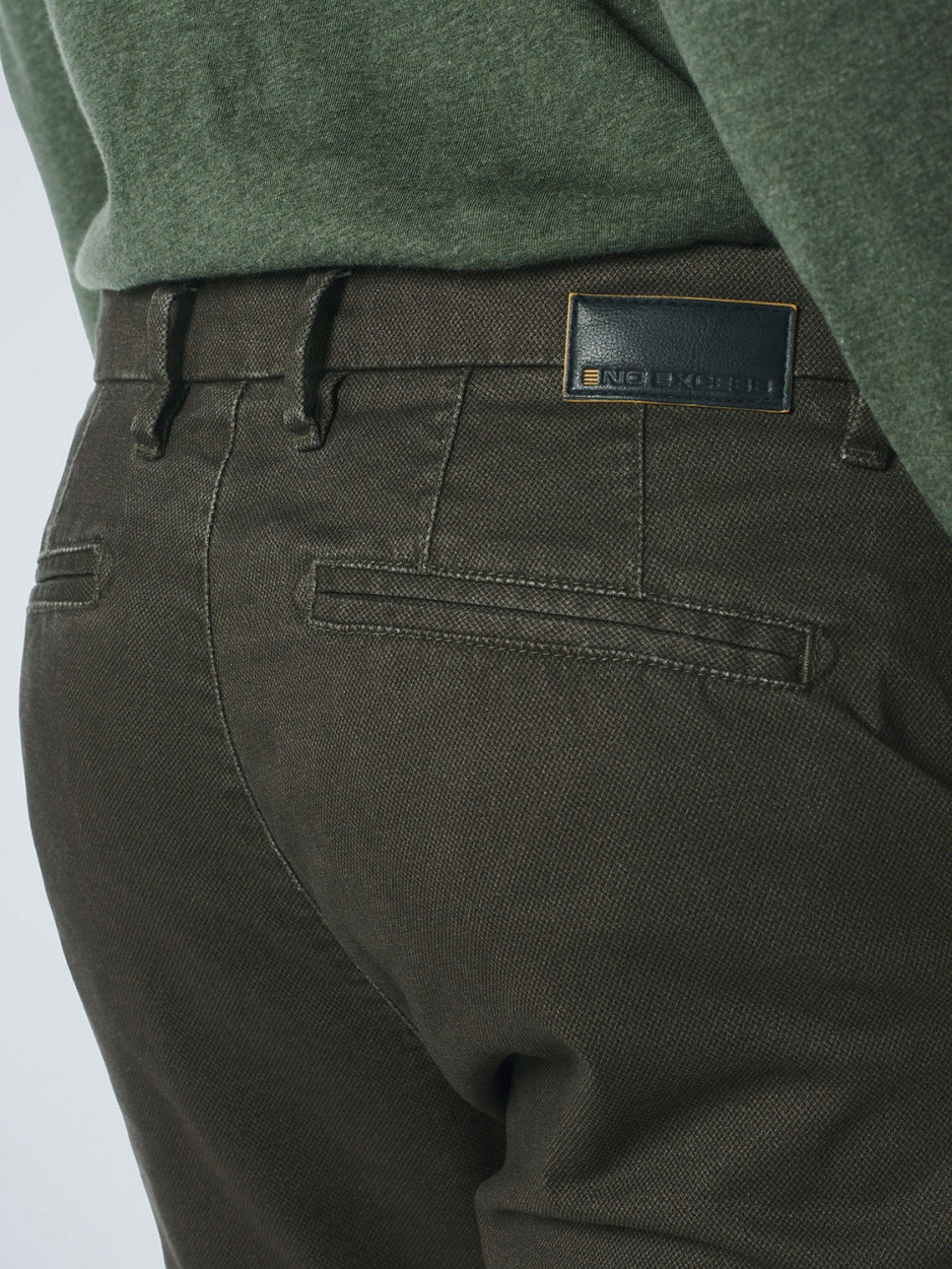 Pants Chino Garment Dyed Allover Printed Stretch | Desert