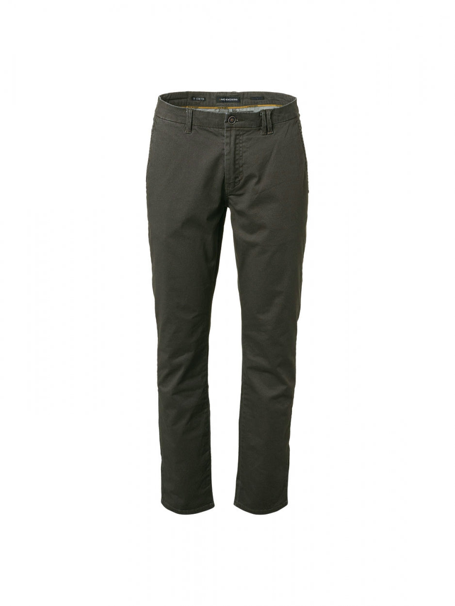 Pants Chino Garment Dyed Allover Printed Stretch | Desert