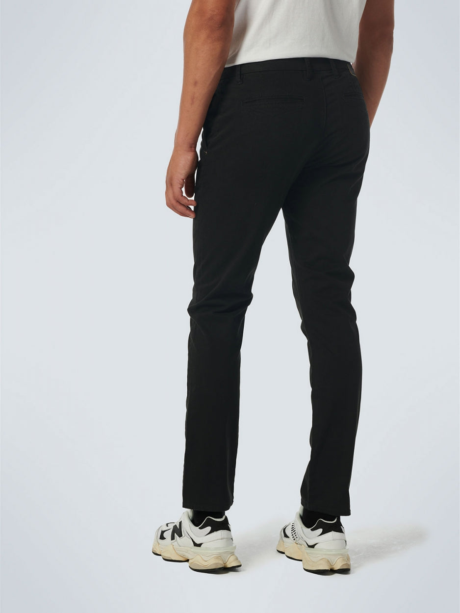 Pants Chino Garment Dyed Stretch | Black