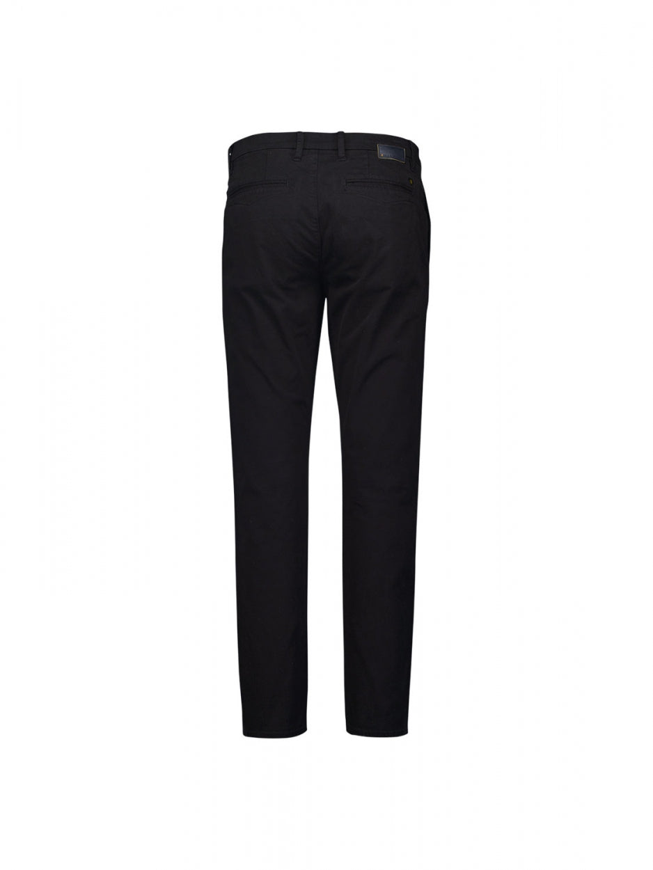Pants Chino Garment Dyed Stretch | Black
