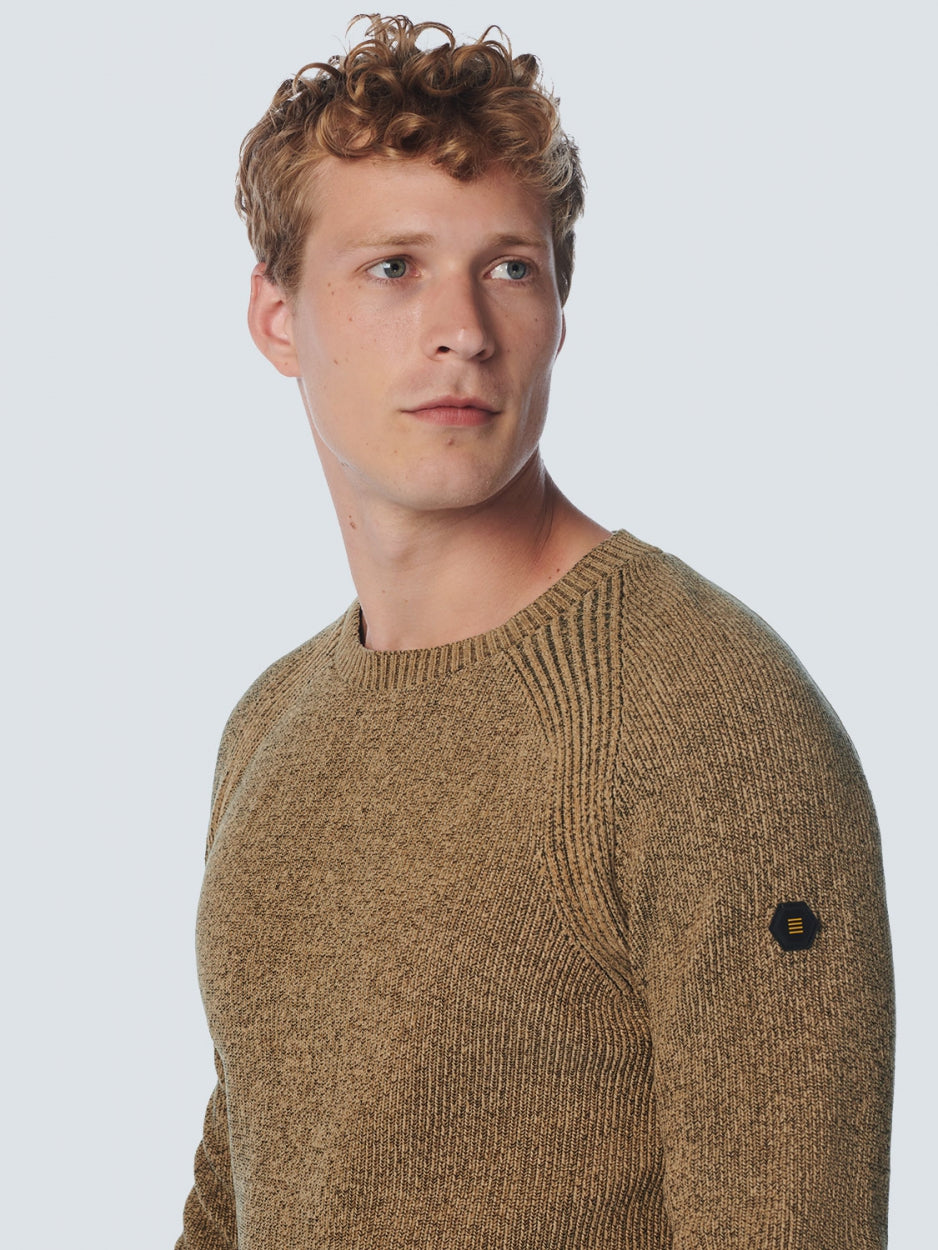 Pullover Crewneck 2 Coloured | Desert