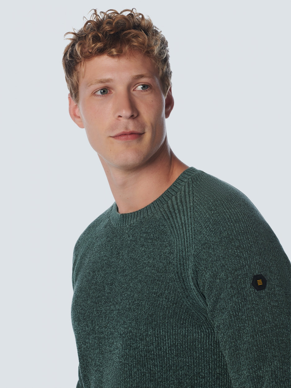 Pullover Crewneck 2 Coloured | Steel