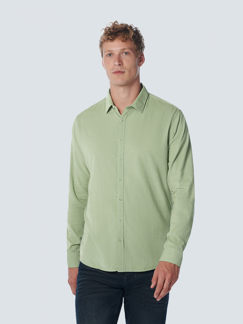 Shirt Corduroy | Light Seagreen