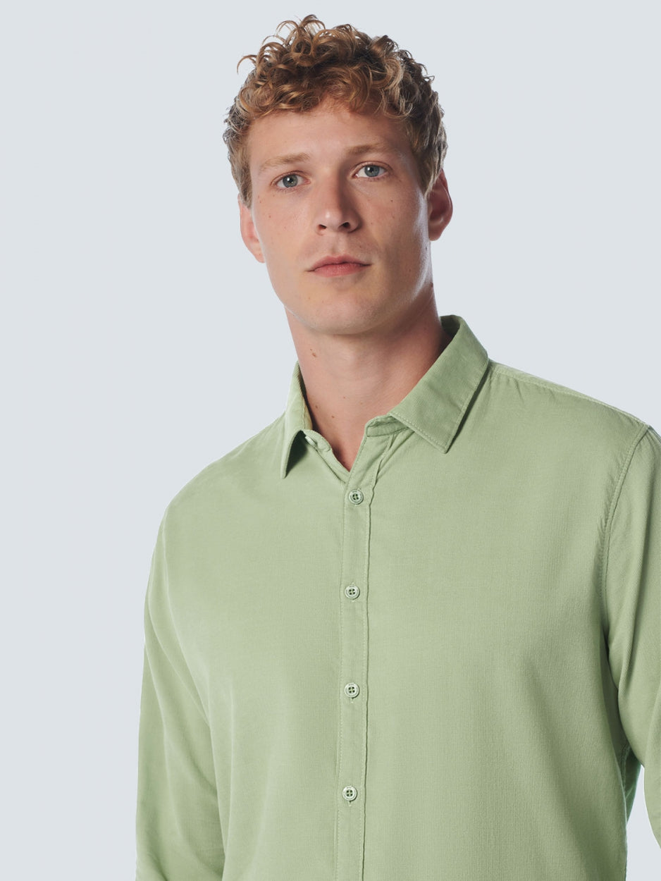 Shirt Corduroy | Light Seagreen