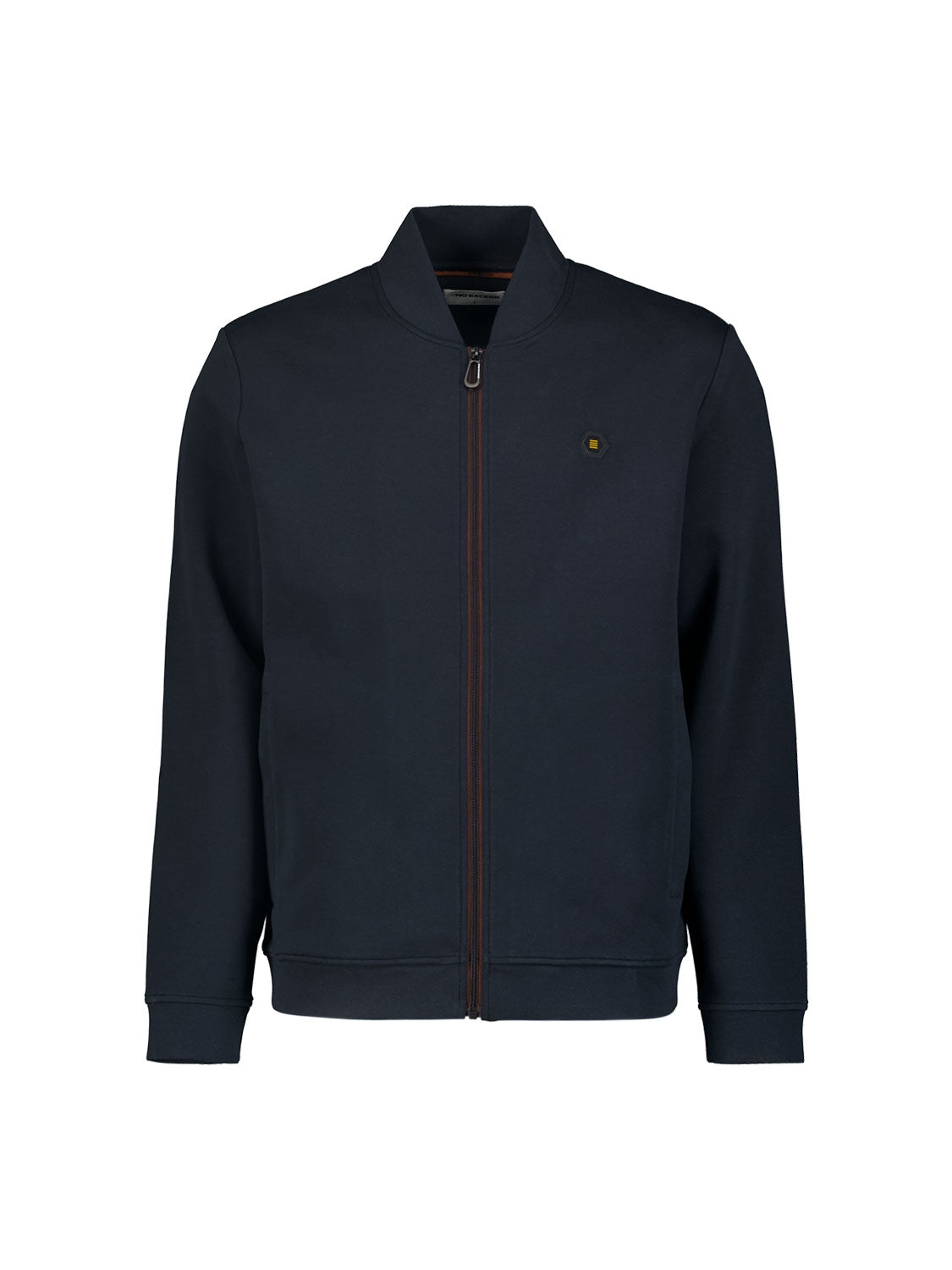 Sweater Full Zipper Pique Bomber | Night