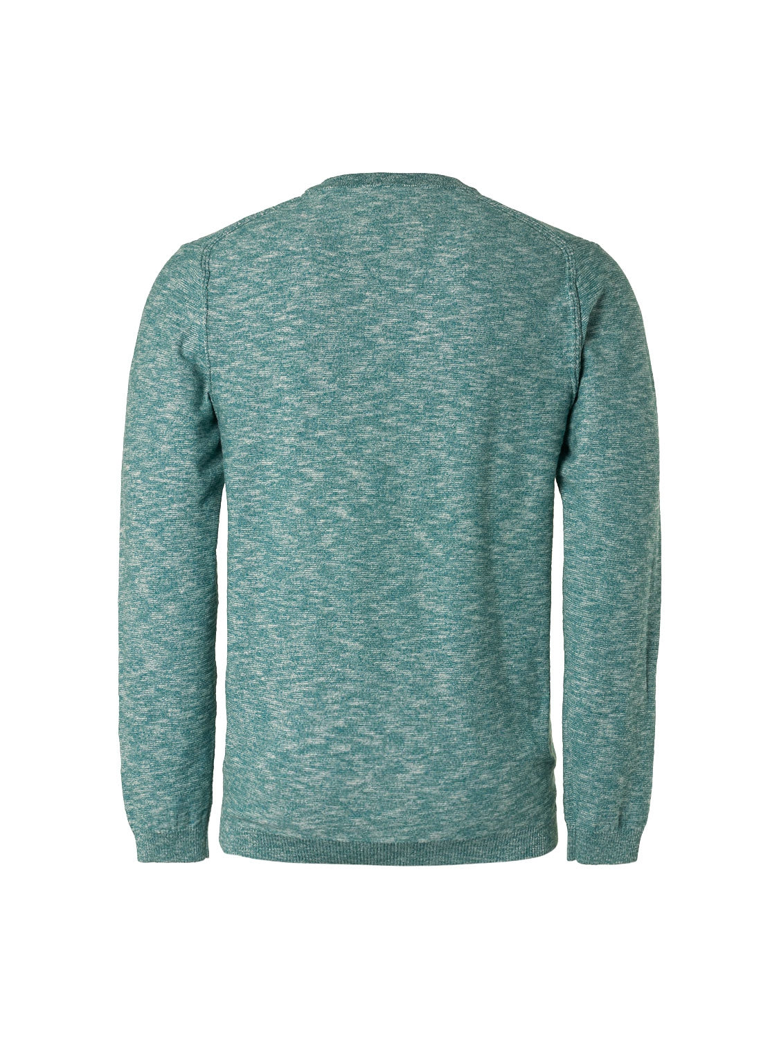 Pullover Crewneck 2 Coloured Melange | Pacific