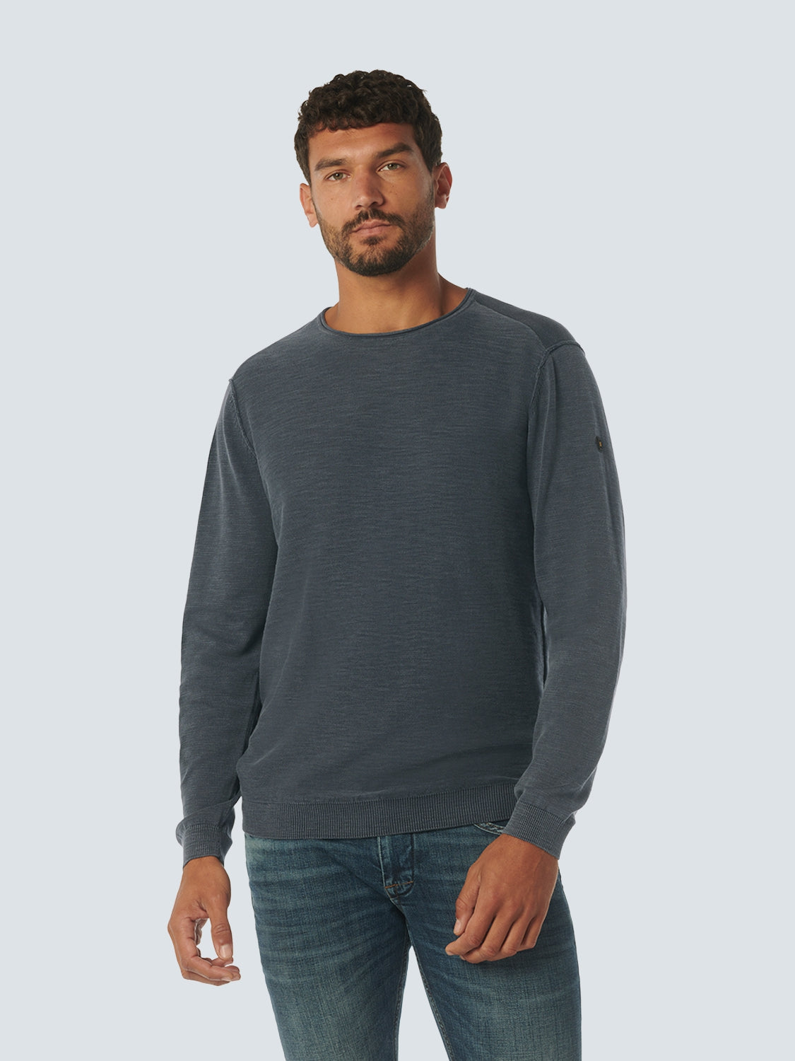 Pullover Crewneck Garment Dyed + Stone Washed | Night