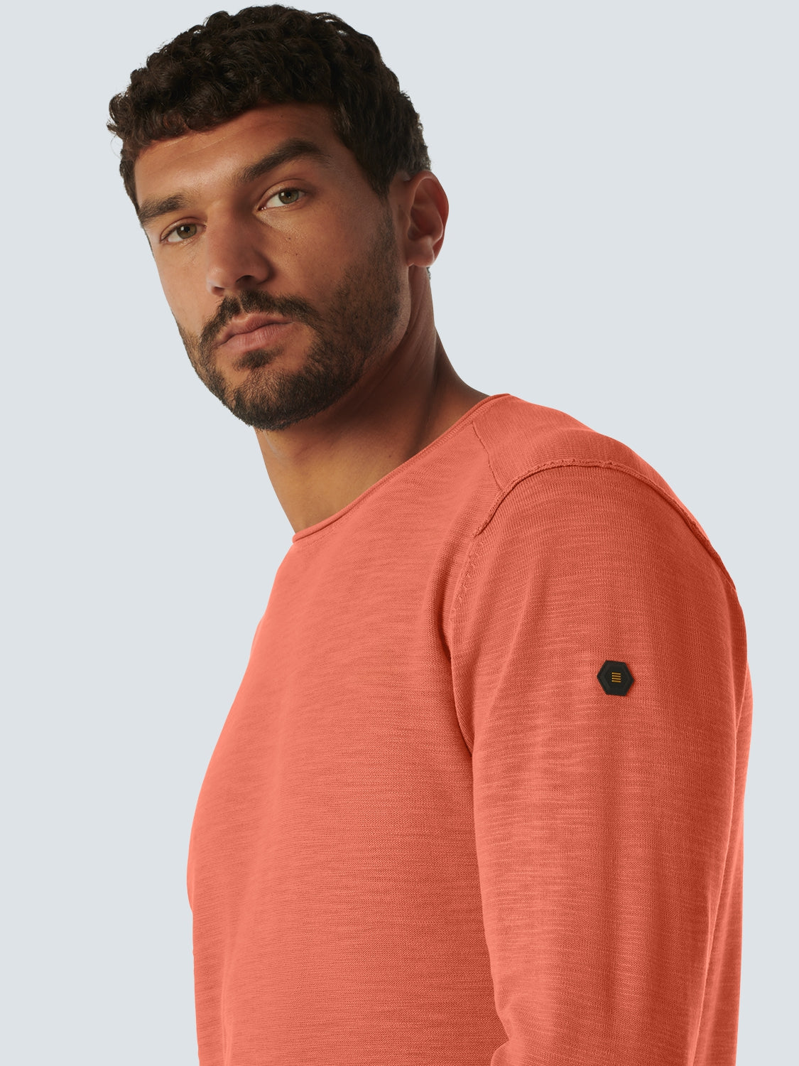 Pullover Crewneck Garment Dyed + Stone Washed | Melon
