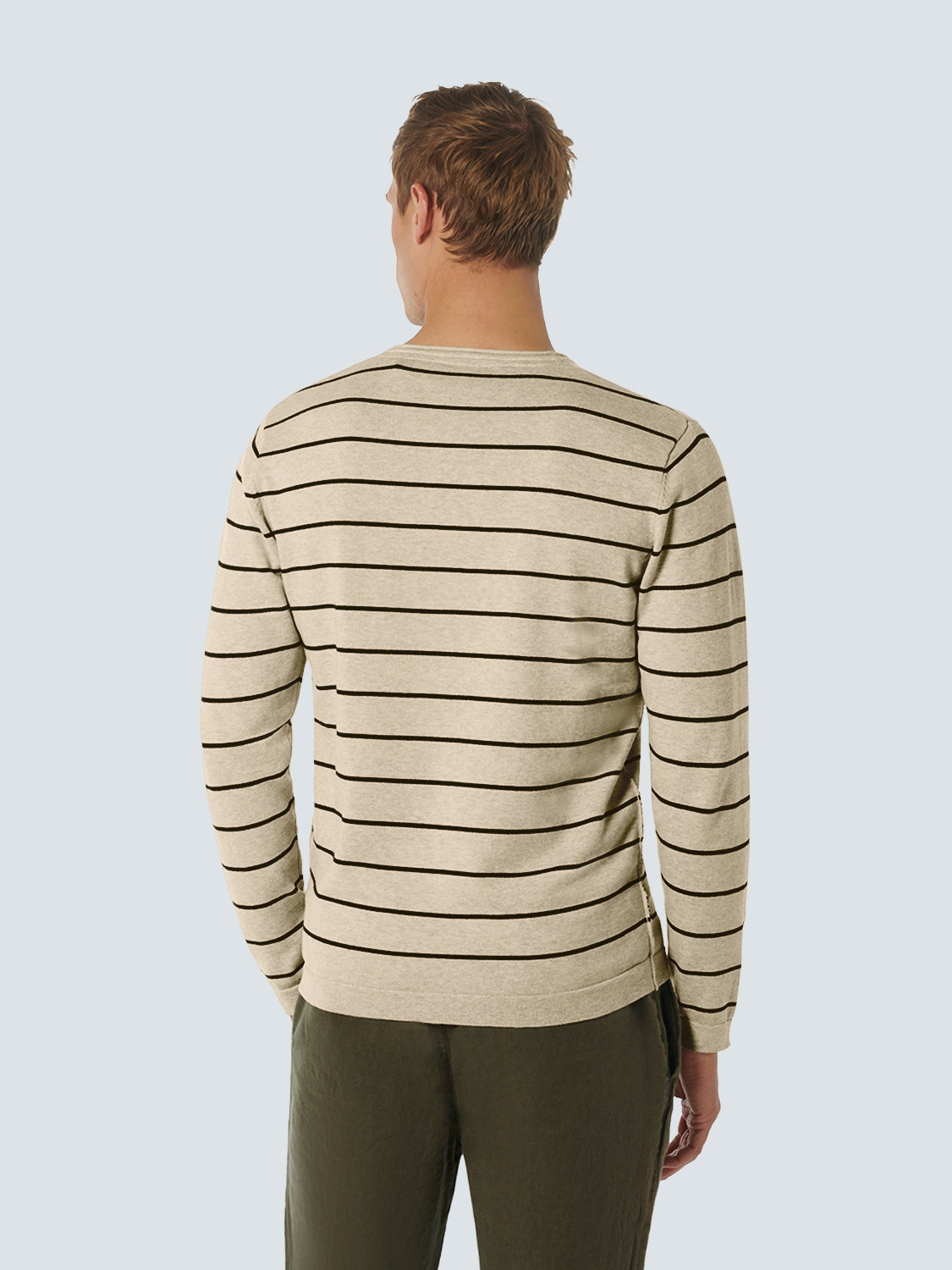 Pullover Crewneck Stripe | Cream