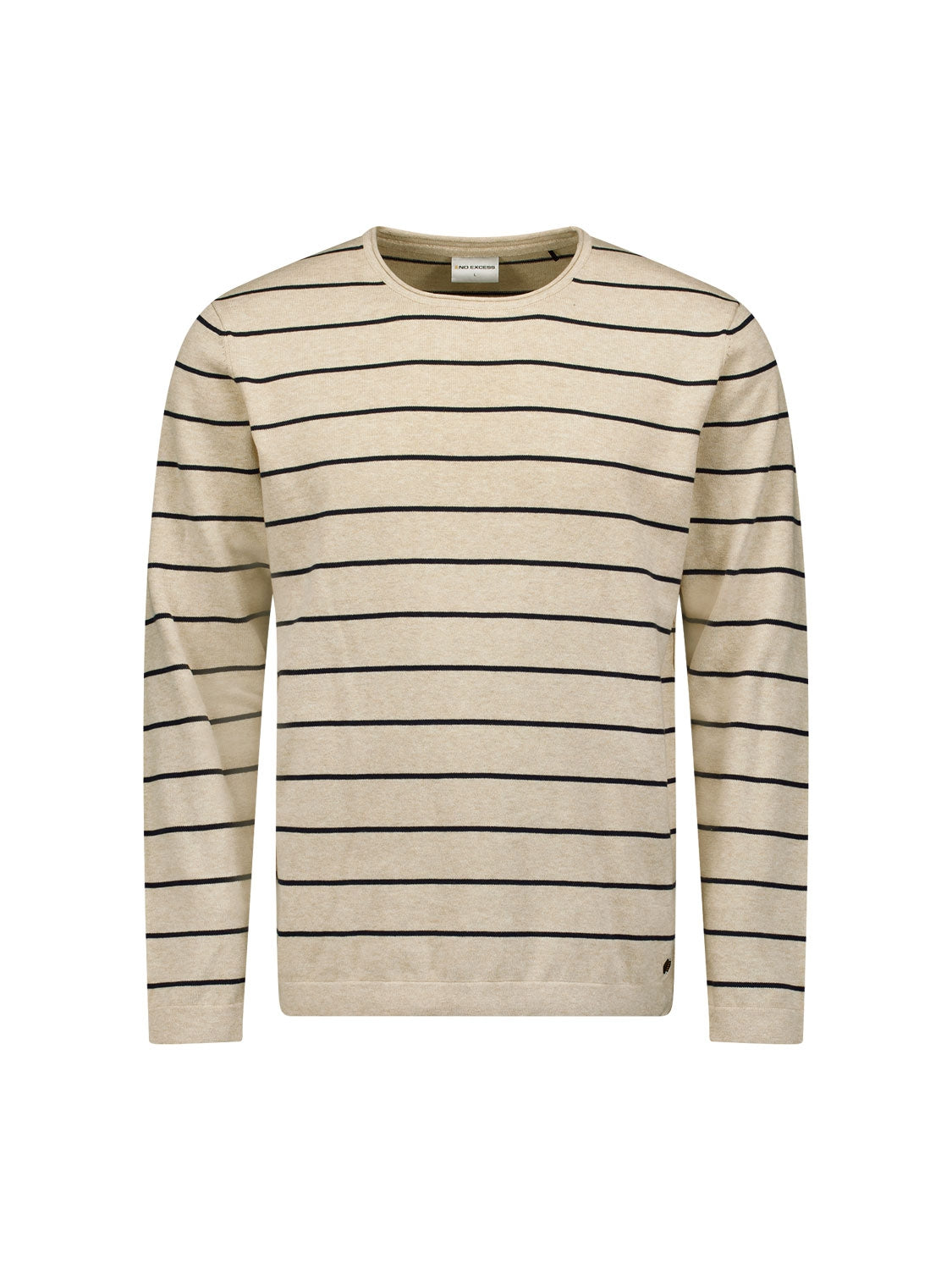 Pullover Crewneck Stripe | Cream
