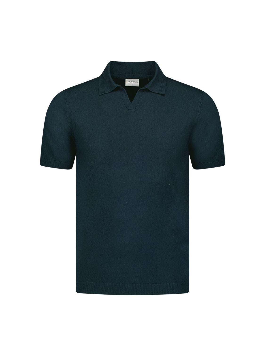 Pullover Short Sleeve Polo Solid | Night