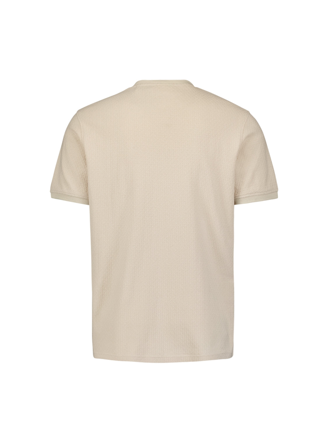 T-Shirt Crewneck Solid Jacquard | Cement