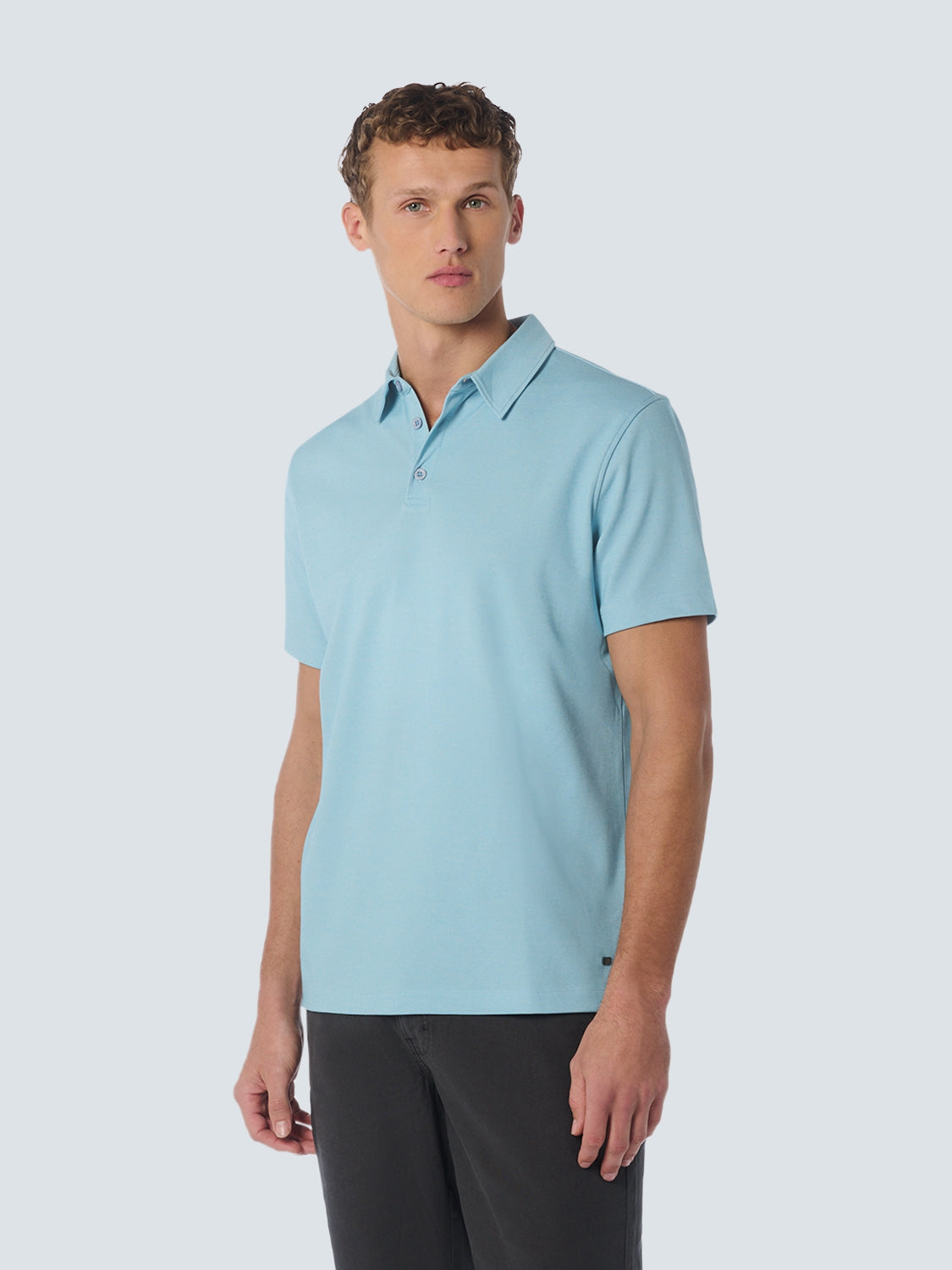 Polo 2 Coloured Pique | Aqua