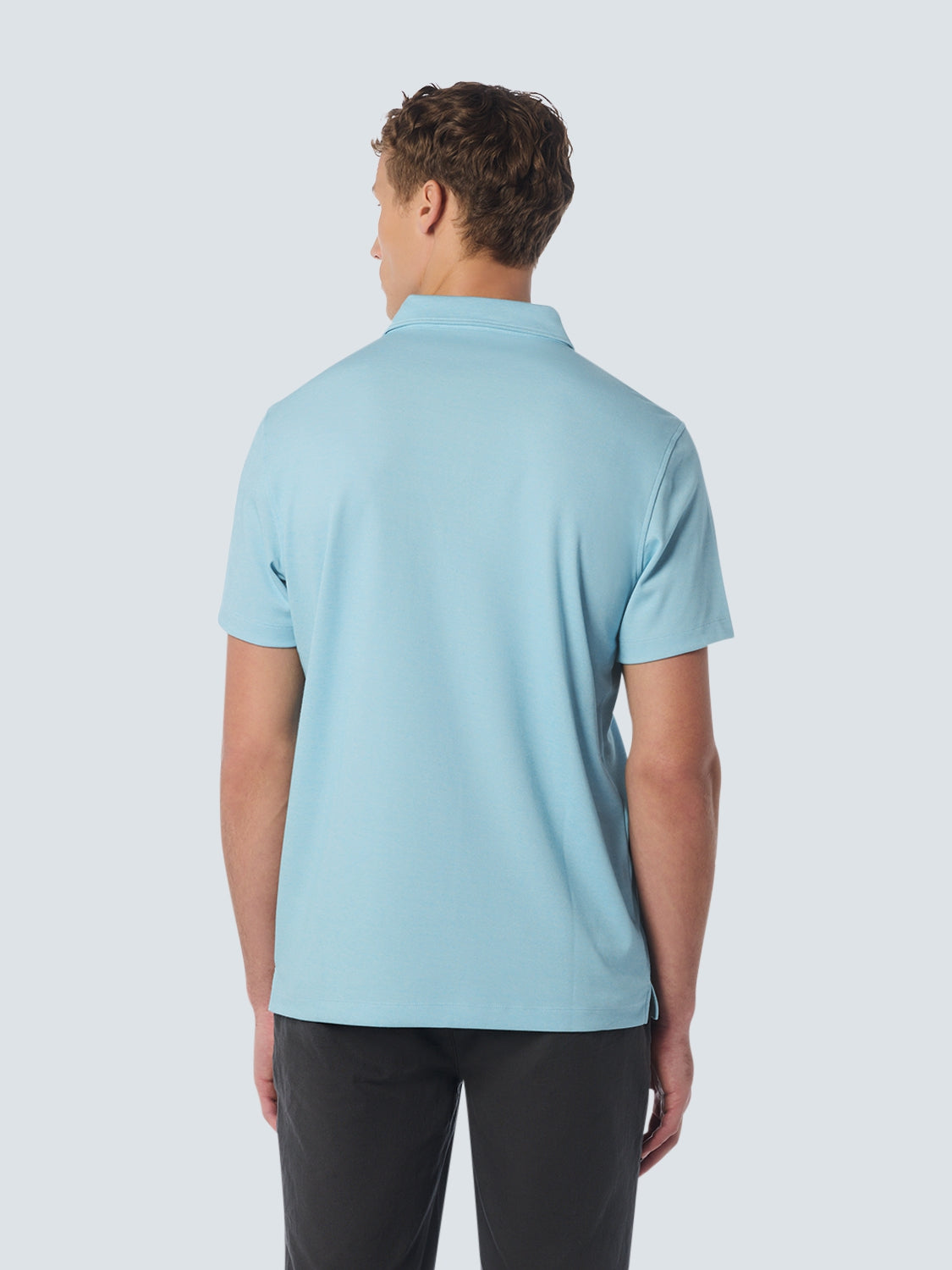 Polo 2 Coloured Pique | Aqua
