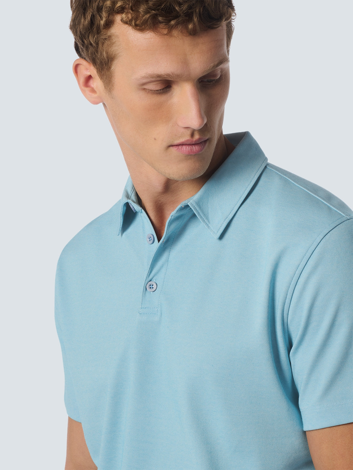Polo 2 Coloured Pique | Aqua