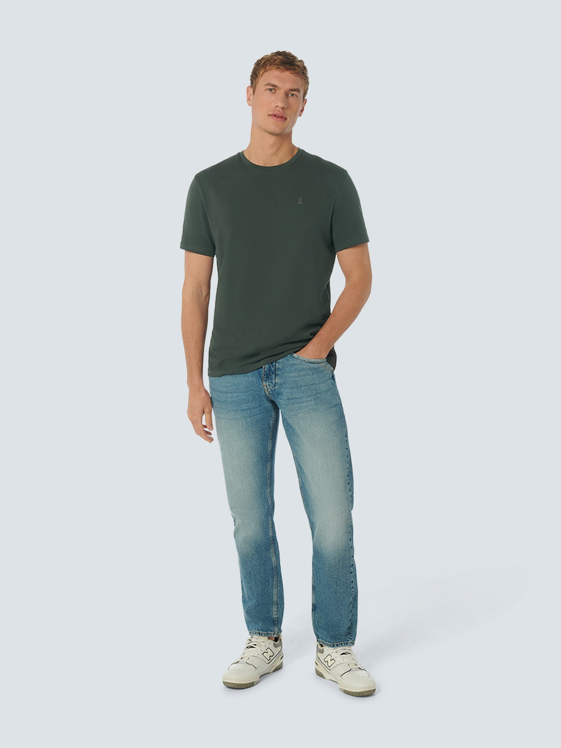 T-Shirt Crewneck Solid Basic | Dark Steel