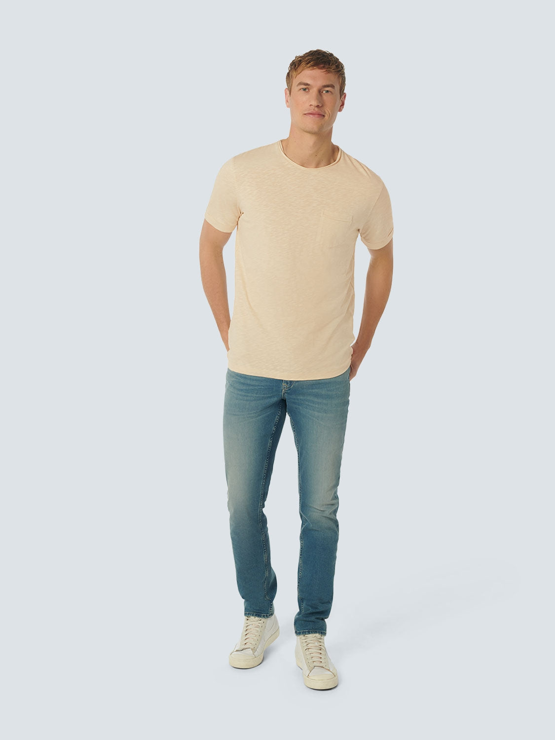 T-Shirt Crewneck Slub | Cream