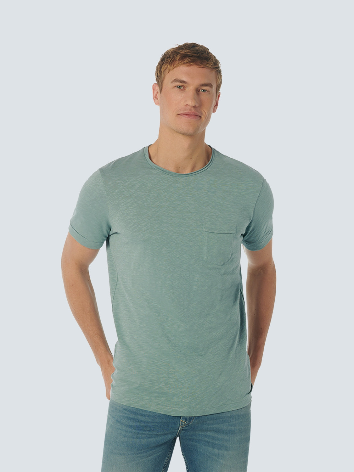 T-Shirt Crewneck Slub | Zinc
