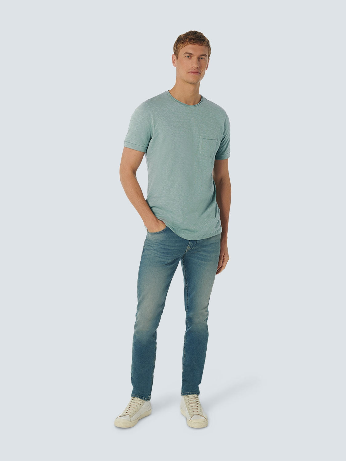 T-Shirt Crewneck Slub | Zinc