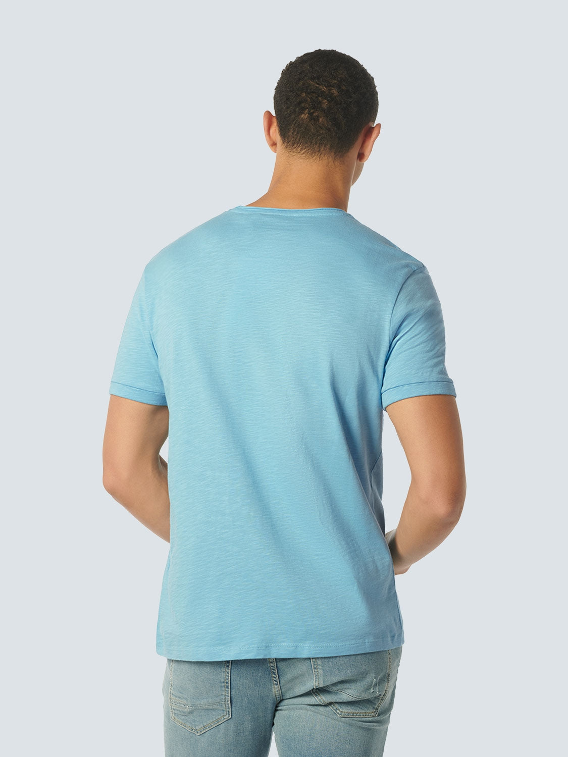 T-Shirt Crewneck Slub | Aqua
