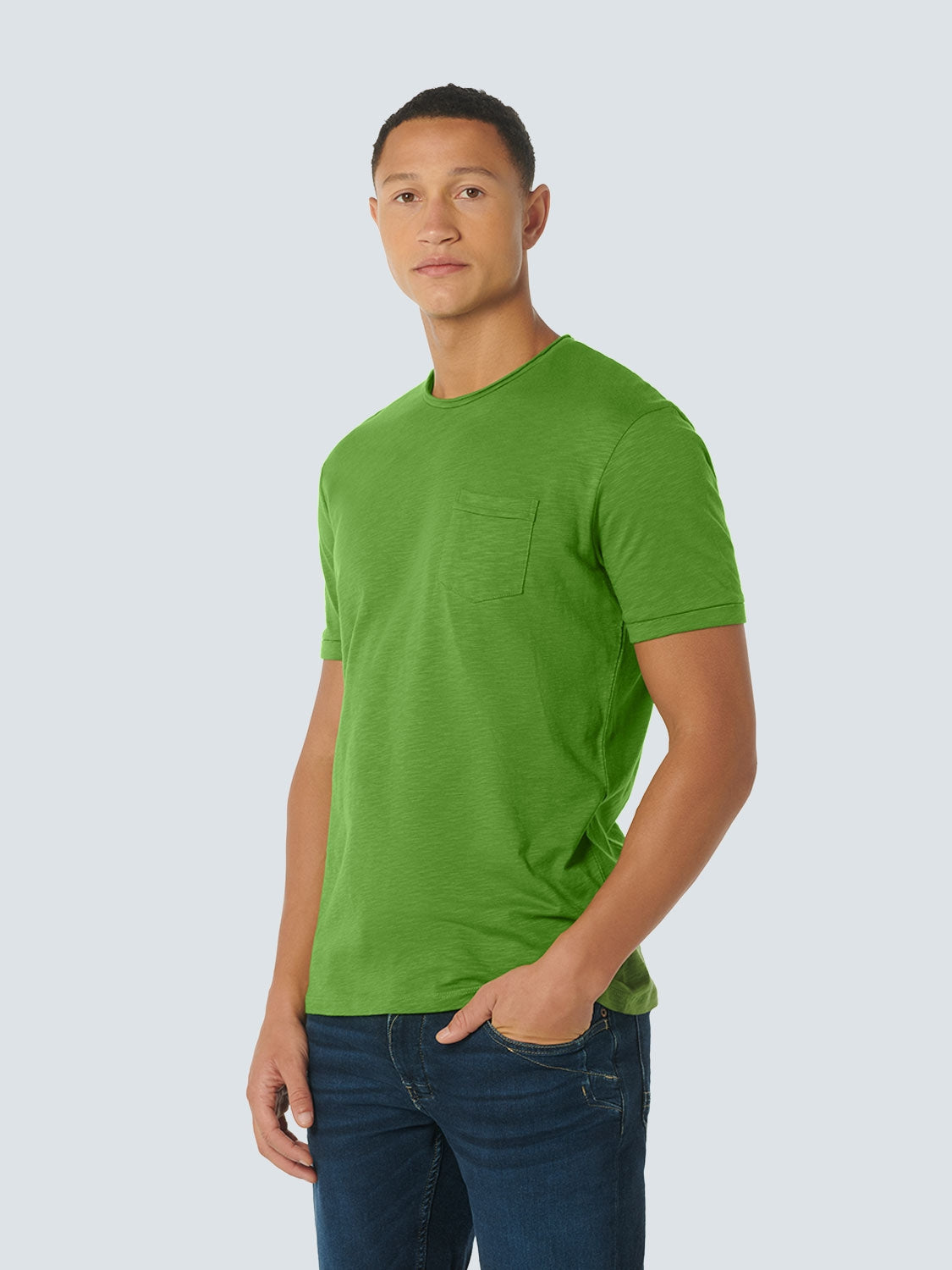 T-Shirt Crewneck Slub | Green