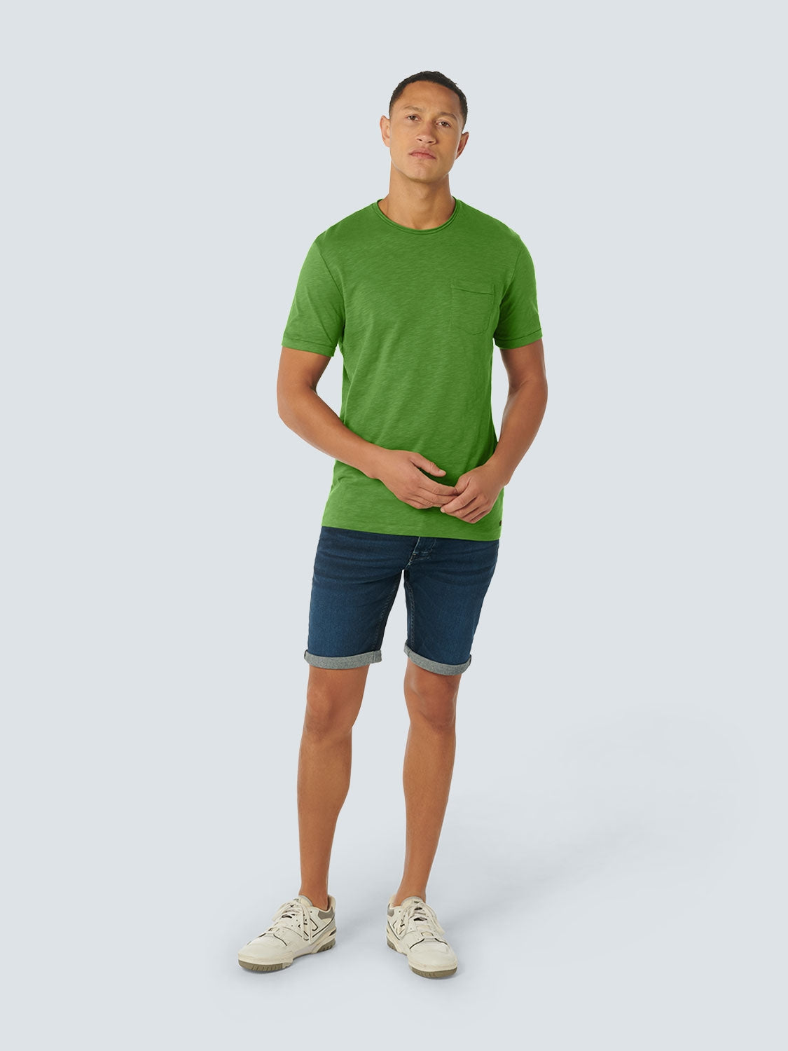 T-Shirt Crewneck Slub | Green
