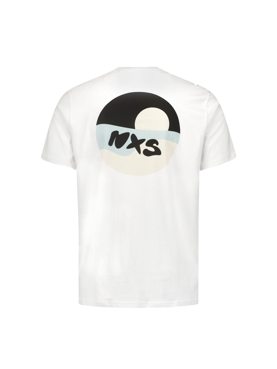 T-Shirt Crewneck Print | White