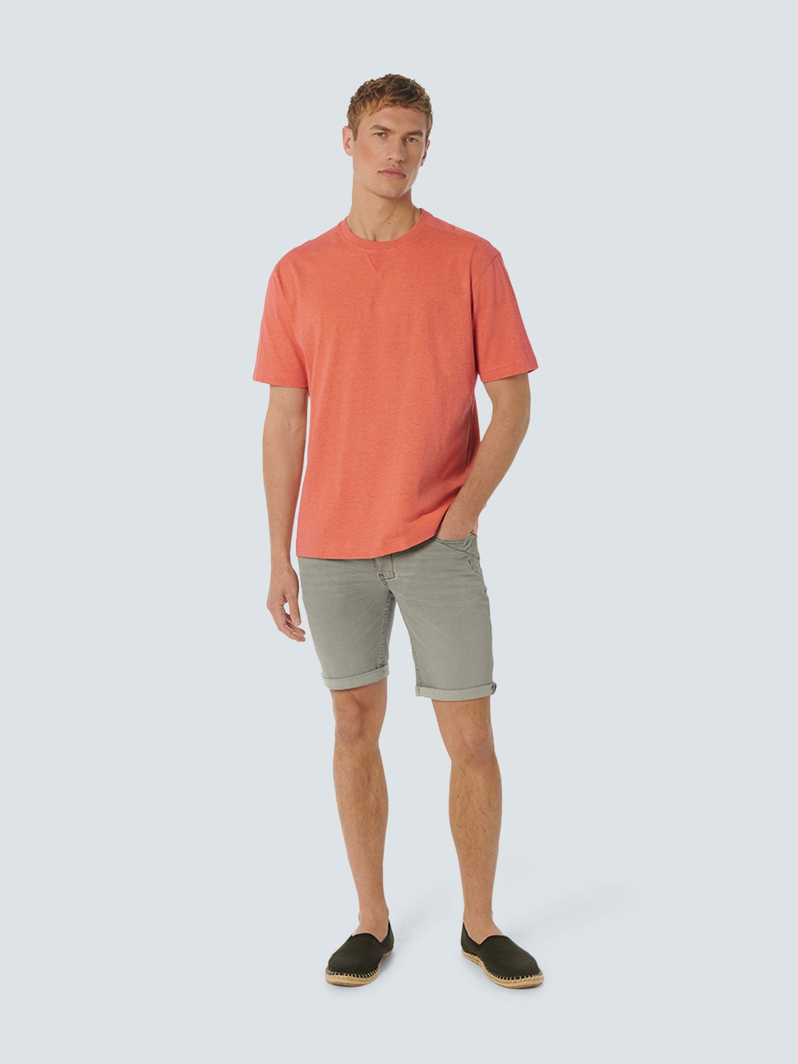 T-Shirt Crewneck Melange | Melon