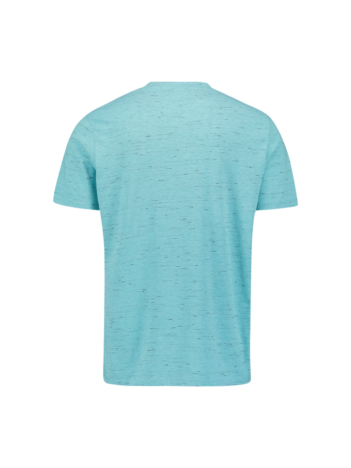 T-Shirt Granddad Melange | Aqua
